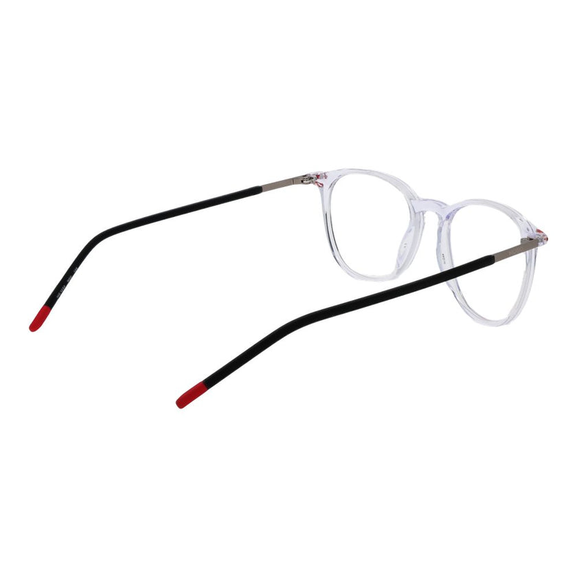 Transparent Acetate Glasses (Frames)Gender Men Main color Transparent Filter Category None Frame color Transparent Frame material Acetate Lenses Color Demo glasses Lenses Material Plastic Style Panto Lenses Effect No Extra Protection None Lenses width 48