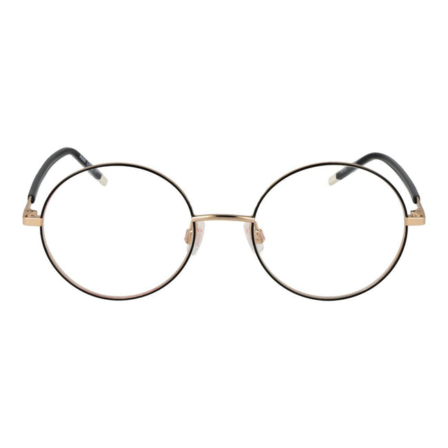 Black Stainless Steel Glasses (Frames)Gender Women Main color Black Filter Category None Extra No extra Frame color Black Frame material Stainless Steel Lenses Color Demo glasses Lenses Material Plastic Style Round Lenses Effect No Extra Protection None L