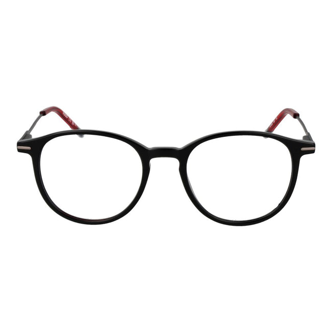 Black Acetate Glasses (Frames)Gender Men Main color Black Filter Category None Extra No extra Frame color Black Frame material Acetate Lenses Color Demo glasses Lenses Material Plastic Style Panto Lenses Effect No Extra Protection None Lenses width 48 Len