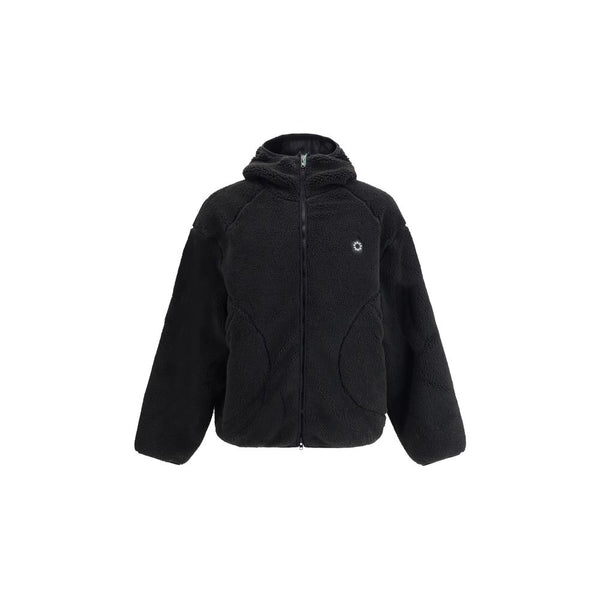 Black Polyester Full-Length JacketKenzo’s Boke Flower 2.0 fleece Jacket combines comfort and urban style in a practical and distinctive design. Made of soft fleece, it features a hood and front closure with a double-slider zipper, which ensures functional