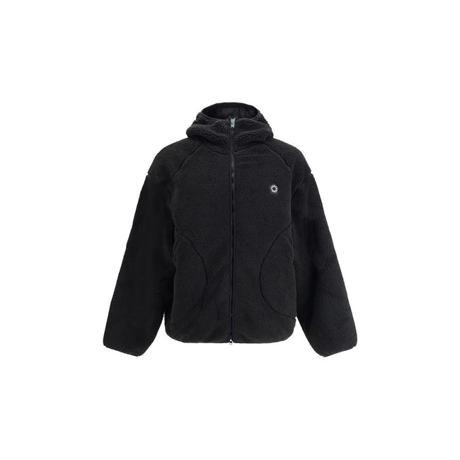 Black Polyester Full-Length JacketKenzo’s Boke Flower 2.0 fleece Jacket combines comfort and urban style in a practical and distinctive design. Made of soft fleece, it features a hood and front closure with a double-slider zipper, which ensures functional