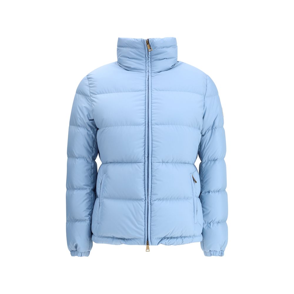 Dourbe short Down JacketDourbe short Down Jacket by Moncler is made of lightweight recycled Longue Saison, with padding that provides warmth without weighing down. Lined in the same fabric, it features a zippered closure, zippered flush pockets, elasticiz