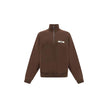 Brown Cotton SweatshirtThe cotton Le Camionneur Sweatshirt by Jacquemus features a plush interior for optimal comfort. The brand’s iconic monogram patch applied to the front adds a distinctive touch, while the ribbed cuffs and hem ensure a comfortable, fi