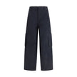 Black Cotton Cargo PantsThe Le Cargo Molino Pants by Jacquemus reinterpret the utility aesthetic with a refined, contemporary style. Made with a six-pocket construction, they include angled side pockets and large patch pockets on the legs, combining funct