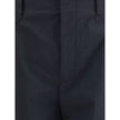 Black Cotton Cargo PantsThe Le Cargo Molino Pants by Jacquemus reinterpret the utility aesthetic with a refined, contemporary style. Made with a six-pocket construction, they include angled side pockets and large patch pockets on the legs, combining funct