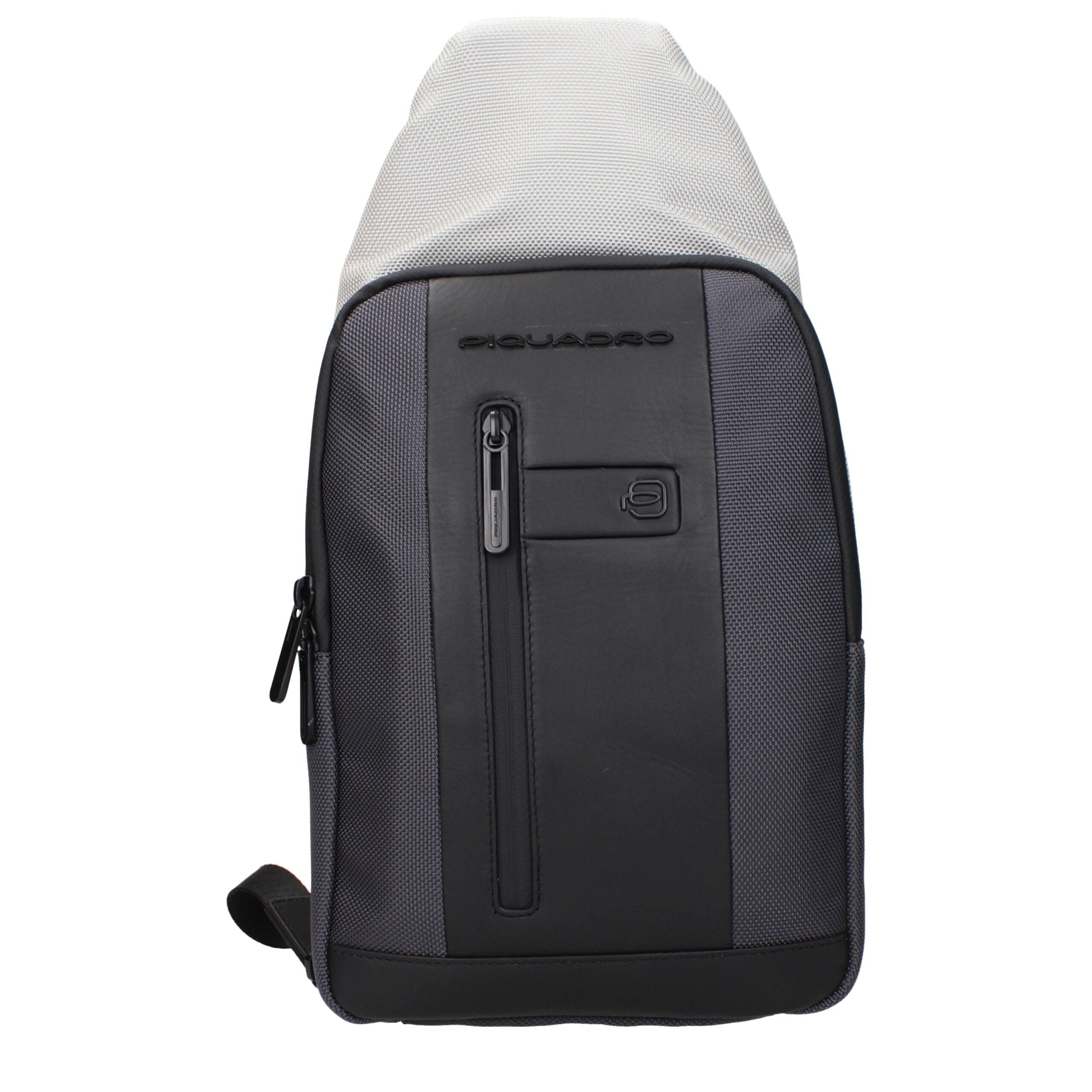 Gray Synthetic Backpack with RFID Protection