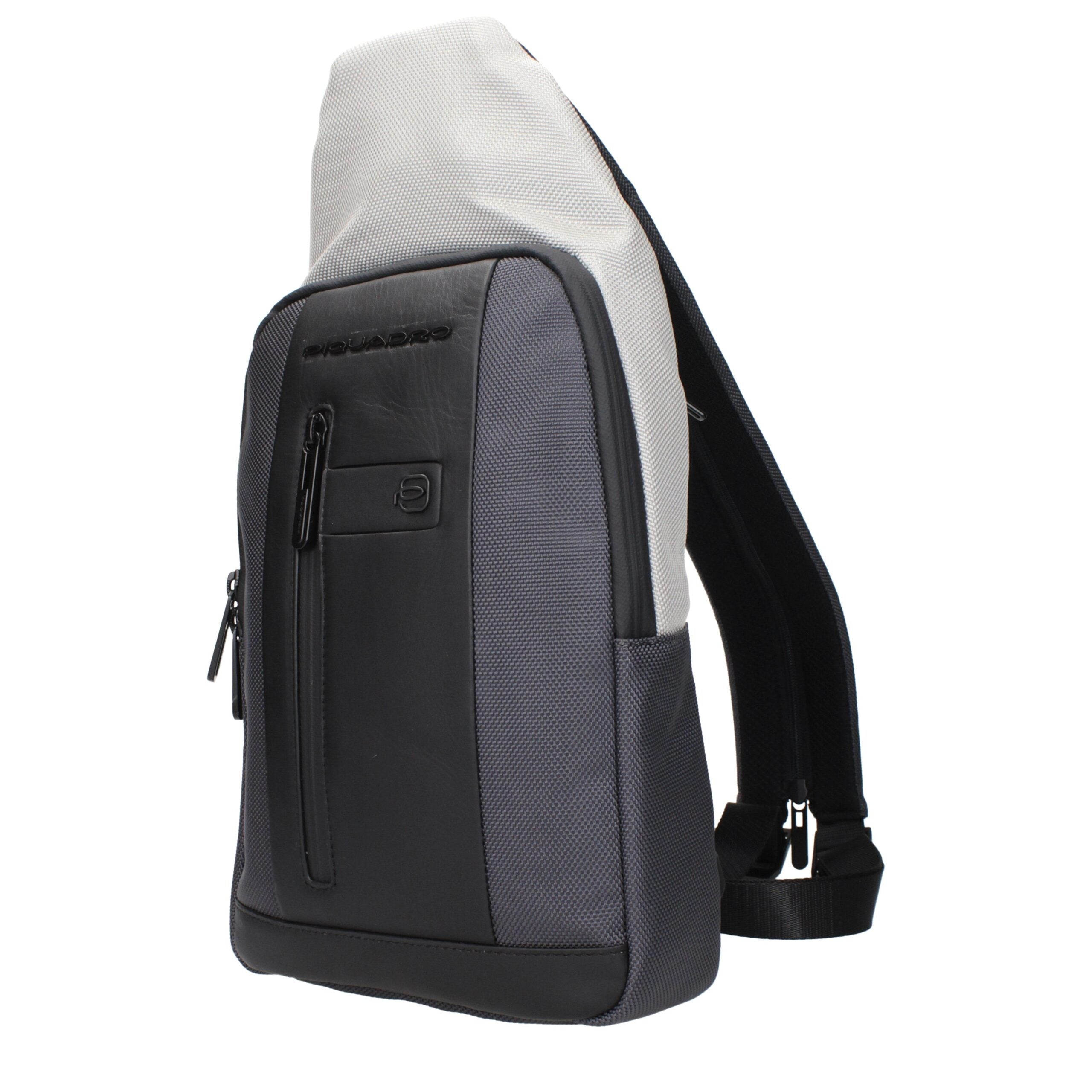 Gray Synthetic Backpack with RFID Protection