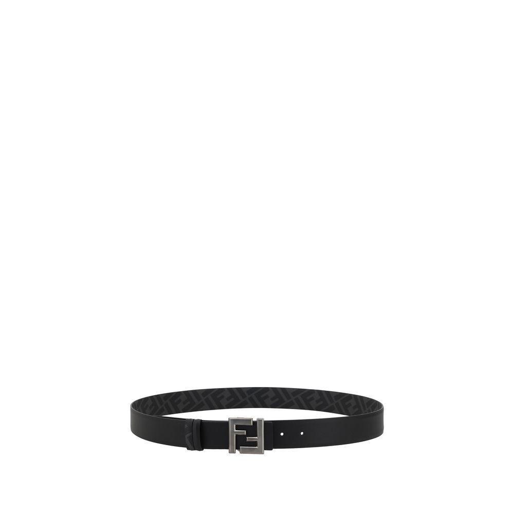 FF Logo reversible BeltThe Fendi FF Logo reversible Belt is a versatile and classy accessory. Crafted from smooth leather, it offers two looks in one: on one side, the FF pattern printed with the brand’s iconic logo, while on the other, a more sober and m
