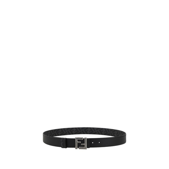 FF Logo reversible BeltThe Fendi FF Logo reversible Belt is a versatile and classy accessory. Crafted from smooth leather, it offers two looks in one: on one side, the FF pattern printed with the brand’s iconic logo, while on the other, a more sober and m