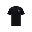 T-shirt with pocketCotton T-Shirt by Fendi features a crew neck and regular fit for optimal comfort. On the front, a zippered patch pocket is embellished with the brand’s iconic contrasting monogram, adding a distinctive detail. The monochrome pattern giv