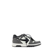 Gray Calf Leather Bos Taurus Low Top SneakersOut of Office Sneakers by Off-White feature a perforated round toe that offers breathability and comfort. The flat sole provides stability, while the iconic embossed Arrow logo on the side panel adds a distinct