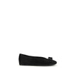 Black Calf Leather Bos Taurus Ballet FlatsFerragamo’s Vara bow Ballerinas combine elegance and versatility in a refined design. Made of soft leather with pouch construction, they offer flexibility and an unstructured fit. The low-cut cut and rounded toe a