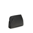 Leather Hug Fanny PackThe leather Hug Fanny Pack by Ferragamo reinterprets the iconic shapes of the collection in a compact and elegant version. Made of fine leather, it opens with a bridge and double magnet, revealing an interior also lined in leather. V