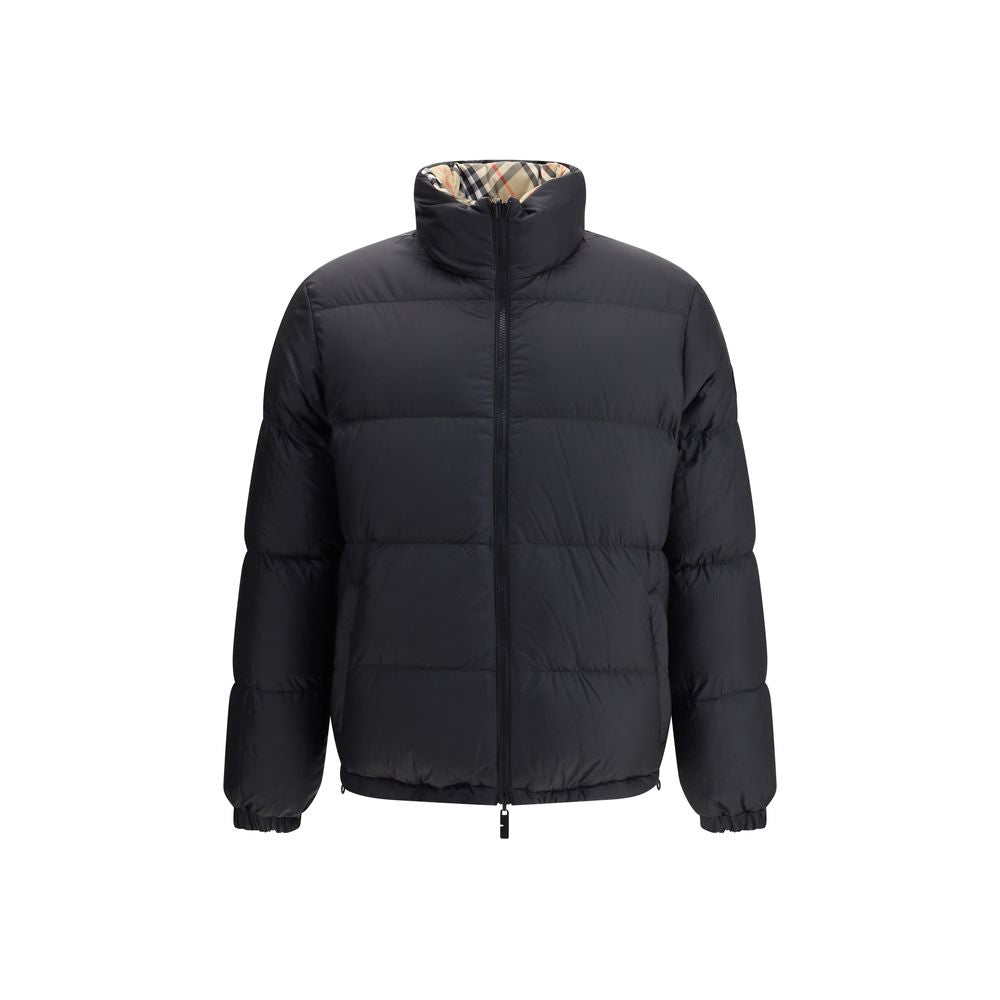 Multicolor Polyamide ClothingBurberry’s Reversible Check Down Jacket, filled with down and goose down, offers a comfortable and versatile fit with its reversible design emblazoned with the famous Burberry Check. It features a double-slider zipper closure,