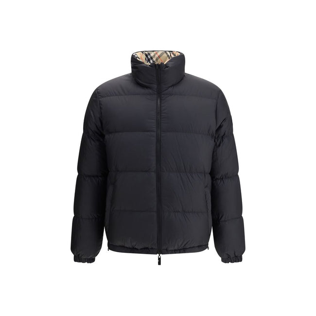 Multicolor Polyamide ClothingBurberry’s Reversible Check Down Jacket, filled with down and goose down, offers a comfortable and versatile fit with its reversible design emblazoned with the famous Burberry Check. It features a double-slider zipper closure,