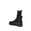 Black Calf Leather Bos Taurus Ankle BootsBurberry’s Buckle Ankle Boots combine contemporary style and functionality. Featuring a rounded toe and an above-ankle height, they have a handy pull-on back for easy on-and-off wear. The logo buckle on the ankle a