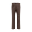 Brown Cotton Chino PantsBurberry’s cotton chino Pants reinterpret a wardrobe classic with iconic details from the house. Made of cotton twill with a slim fit, they feature a button and zipper closure, side pouch pockets and a buttoned welt pocket on the b