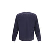 Blue Cotton SweatshirtFendi’s jersey Sweatshirt combines comfort and style in a contemporary design. Featuring a ribbed crew neck, hem and cuffs, it has two practical front welt pockets and a logo ball on the front, an iconic detail that signs the garment