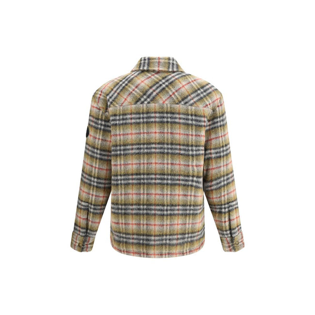 Multicolor Wool CoatBurberry’s Check wool Jacket features a classic collar and a front snap-button closure. Featuring the iconic check pattern, it is completed with a patch pocket on the front for a timeless look with British style. Season: AW25 Fit: Slim