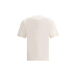 White Cotton T-ShirtFendi’s logo T-Shirt is an essential garment with a strong character. Made of soft cotton, it features a ribbed crew neck and a contrasting Fendi print on the front, giving the design a distinctive and iconic touch. Perfect for a casua