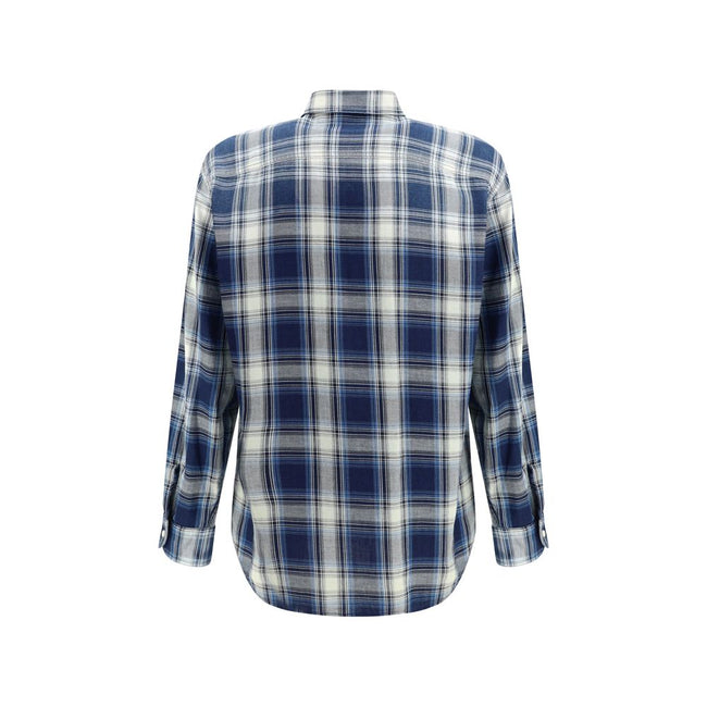 Multicolor Cotton Pattern ShirtThe Canadian check Shirt by Dsquared2 features a classic and versatile design with a traditional collar and long sleeves finished with buttoned cuffs. The front placket is embellished with a stitched logo label, while two fl