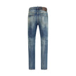 Blue Cotton Slim Fit JeansDsquared2’s slim Jeans combine modern style with iconic details from the brand. Featuring a front zip-and-button closure, they feature belt loops at the waist, a classic five-pocket pattern, and a contrasting logo on the front th