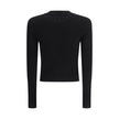 Black Viscose CardiganCardigan by Balmain, cropped design, v-neck on front, closure by embossed buttons, close fit, monochrome pattern. Season: AW25 Fit: Slim Composition: 83% Viscose 17% Polyester MADE IN FRANCEBlack Viscose Cardigan${tagsBalmainAulae Ca