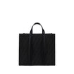 Black Polyester Shoulder BagThe Tote Handbag by Fendi features a double rigid handle at the top, a removable and adjustable leather shoulder strap, and an internal welt pocket with a zipper closure. The exterior is adorned with the brand’s iconic FF print