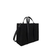 Black Polyester Shoulder BagThe Tote Handbag by Fendi features a double rigid handle at the top, a removable and adjustable leather shoulder strap, and an internal welt pocket with a zipper closure. The exterior is adorned with the brand’s iconic FF print