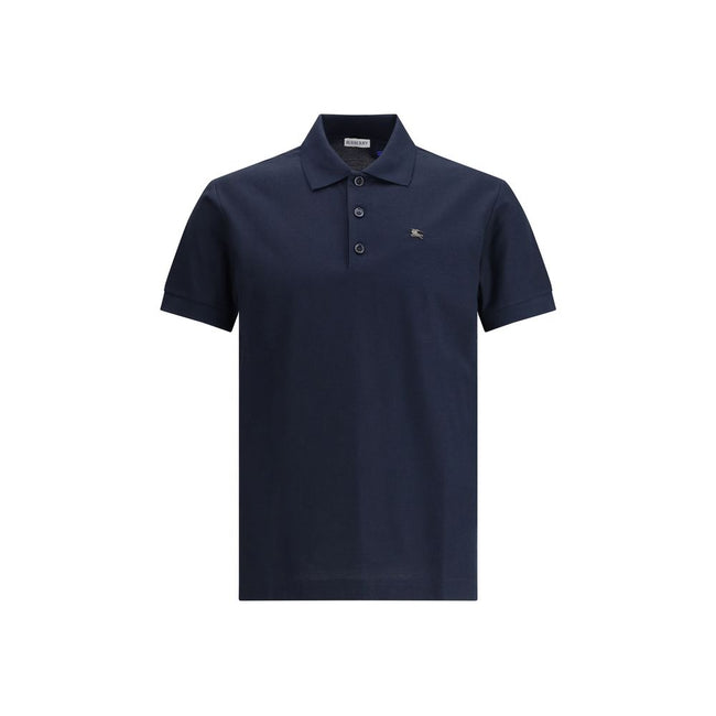 Blue Cotton Polo ShirtBurberry’s cotton polo Shirt is a garment that combines British tradition with distinctive details of great character. Made of soft cotton, it features a ribbed collar that enhances the model’s classic silhouette. The special feature