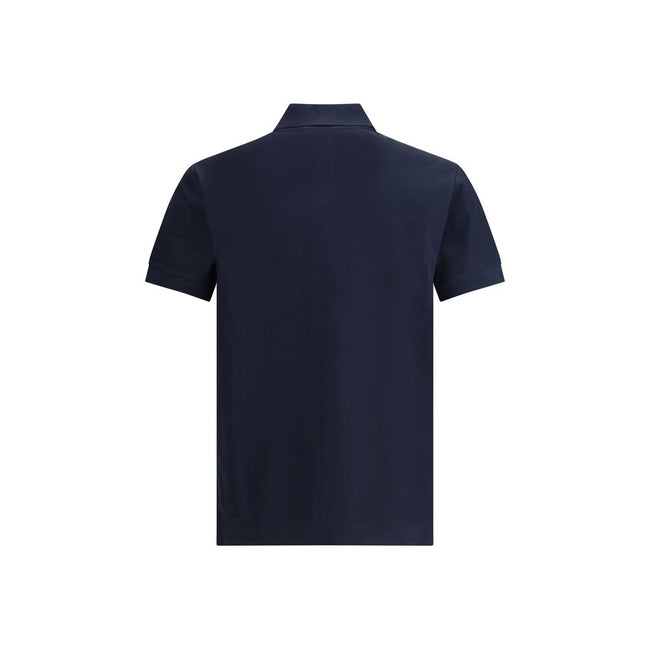 Blue Cotton Polo ShirtBurberry’s cotton polo Shirt is a garment that combines British tradition with distinctive details of great character. Made of soft cotton, it features a ribbed collar that enhances the model’s classic silhouette. The special feature