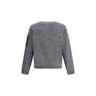 Wool mouliné and cashmere SweaterMoncler’s wool mouliné and cashmere Sweater is a refined garment that combines softness and superior quality. Made of a fine wool and cashmere mouliné blend with a shaved knit of fineness 7, it features a classic crew neck