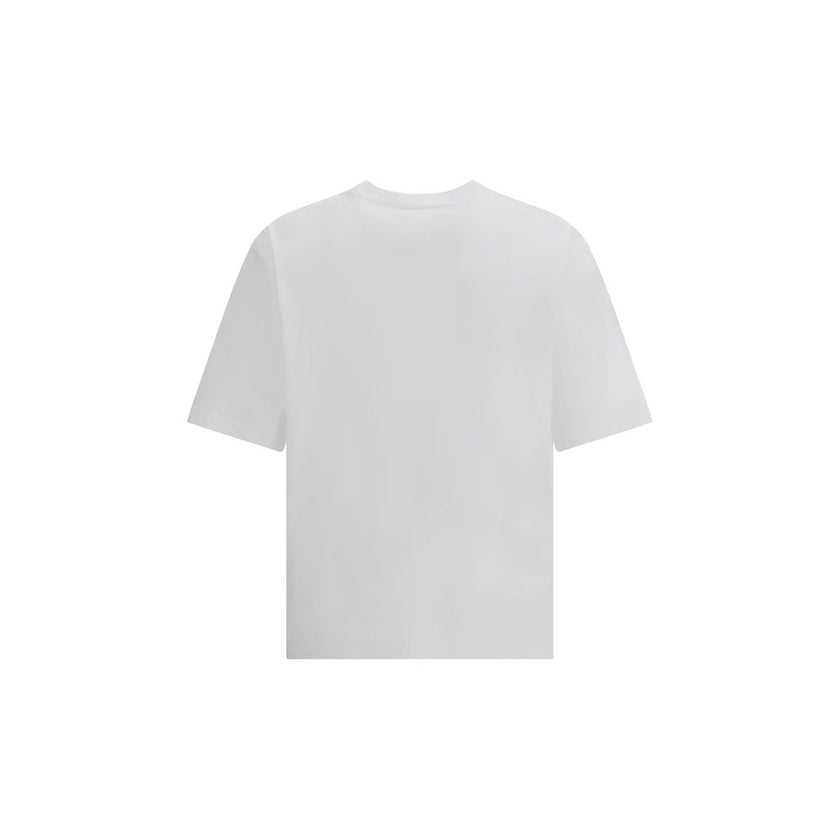 White Cotton T-ShirtThe cotton T-Shirt by Dsquared2 is a sharply styled garment designed for those who like to stand out with simplicity. Made of cotton jersey, it offers a pleasant feel and a regular fit that comfortably fits the silhouette. The design i