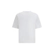 White Cotton T-ShirtDsquared2’s cotton T-Shirt is an essential garment with a distinctive urban spirit. Made of soft and comfortable cotton, it features a classic ribbed crew neck that ensures an impeccable fit. On the front stands out the logo print, an