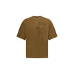 Brown Cotton T-ShirtDsquared2’s embroidered patches T-Shirt combines casual style with striking decorative details. Made of soft cotton, it features a ribbed crew neck that defines its classic line. The real star of the garment is the front enriched with