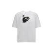 White Cotton T-ShirtDsquared2’s cotton T-Shirt is an essential garment with a distinctive urban spirit. Made of soft and comfortable cotton, it features a classic ribbed crew neck that ensures an impeccable fit. On the front stands out the logo print, an