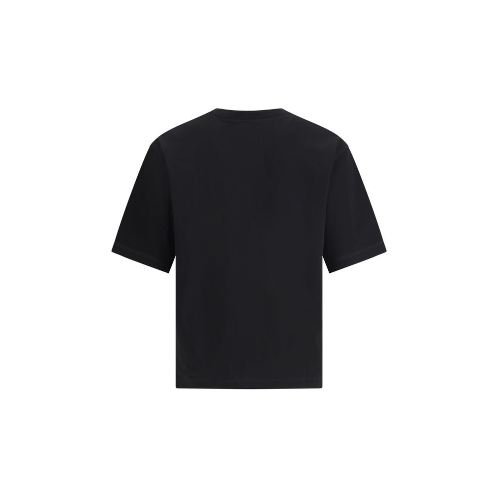 Black Cotton T-ShirtDsquared2’s print T-Shirt is an essential garment with a young and dynamic spirit. Made from soft cotton, it features a classic ribbed crew neck for comfort and a regular fit. The printed logo on the front adds a graphic and distinctiv