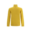 Yellow Cashmere TurtleneckThe Saint Laurent Cashmere Turtleneck Sweater is an essential garment with a sophisticated and timeless style. Made of high-quality wool, it offers warmth and comfort, ideal for the colder seasons. The high ribbed collar, along w