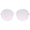 Rose Gold Metal SunglassesGender Women Main color Rose Gold Frame color Rose Gold Frame material Metal Lenses Color Brown Lenses Material Plastic Lenses Effect mirrored & gradient Lenses width 60 Size 60-17-145 Lenses Height 58 Bridge width 17 Frame width