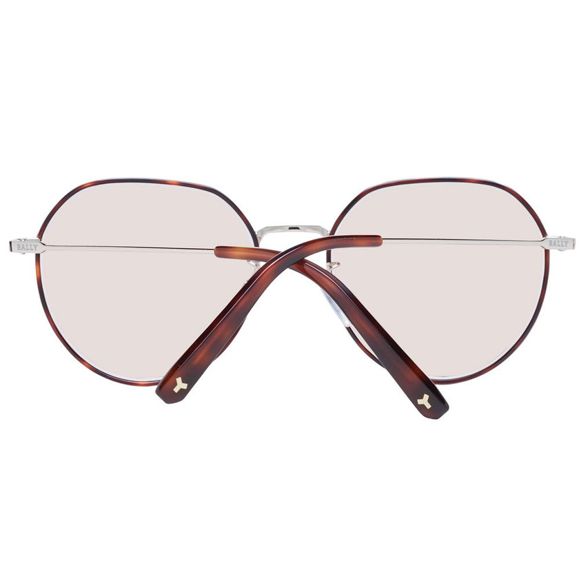 Brown Metal SunglassesGender Women Main color Brown Frame color Brown Frame material Metal Lenses Color Brown Lenses Material Plastic Lenses Effect Mirrored Lenses width 56 Size 56-19-145 Lenses Height 50 Bridge width 19 Frame width 145 Temples Length 145