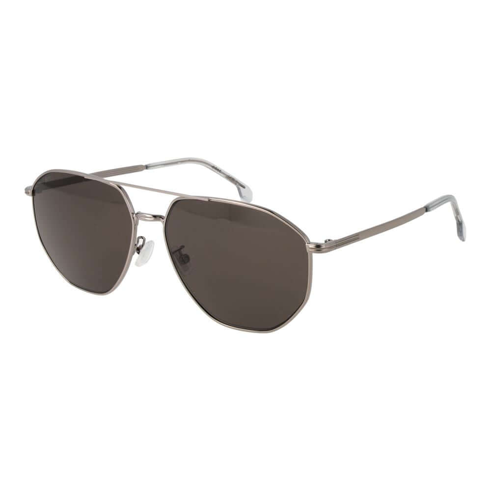 Silver Men SunglassGender Men Main color Silver Extra No extra Frame color Silver Frame material Metal Lenses Color Black Lenses Material Plastic Filter Category Three Style Aviator Lenses Effect No Extra Protection 100% UVA & UVB Size 61-15-145 Lenses wi