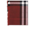 Red Wool ScarfThe Reversible Check wool and silk Scarf by Burberry is crafted in lightweight wool and silk muslin. The iconic Burberry Check pattern in this season’s Oxblood and Post Red shades adds a sophisticated, distinctive touch. Its rectangular shap