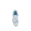 Light Blue Rubber Athletic SneakersOff-White’s Out of Office Sneakers feature a perforated round toe that offers breathability and comfort. The flat sole provides stability, while the iconic embossed Arrow logo on the side panel adds a distinctive touch t