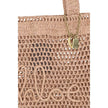 Brown Raffia Shoulder BagChloé’s Summer Banana Tote Bag is an elegant and cool accessory made of raffia with a perforated weave. It has two top handles for convenient carrying and features the iconic monogram embroidered on the front. A golden banana-shap