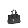 Black Calf Leather Bos Taurus Shoulder BagThe Laila Bag by Michael Kors is a compact and functional reinterpretation of the iconic model. Featuring an adjustable shoulder strap, top handle, and two-way zip closure, it has a compartmentalized interior desi