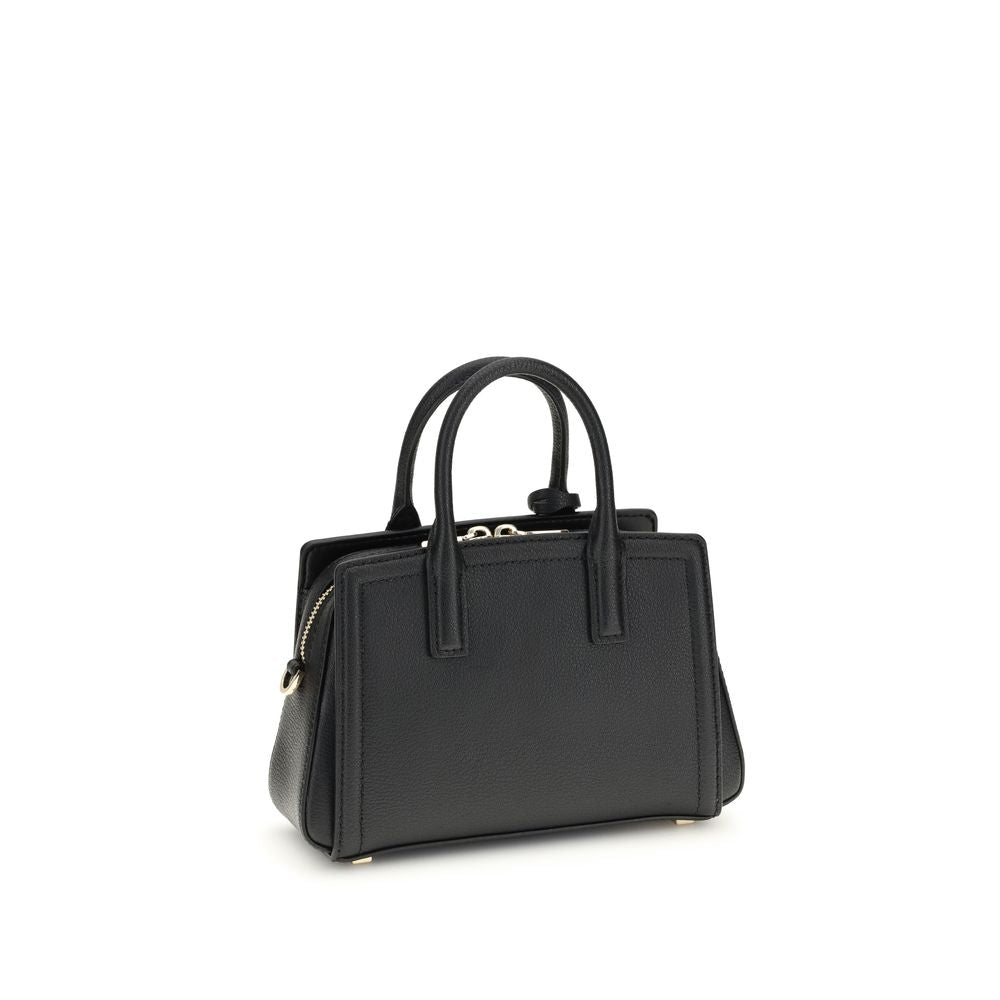 Black Calf Leather Bos Taurus Shoulder BagThe Laila Bag by Michael Kors is a compact and functional reinterpretation of the iconic model. Featuring an adjustable shoulder strap, top handle, and two-way zip closure, it has a compartmentalized interior desi