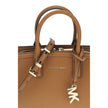 Laila Shoulder BagThe Laila Bag by Michael Kors is a compact and functional reinterpretation of the iconic model. Featuring an adjustable shoulder strap, top handle, and two-way zip closure, it has a compartmentalized interior designed for essentials. Shi