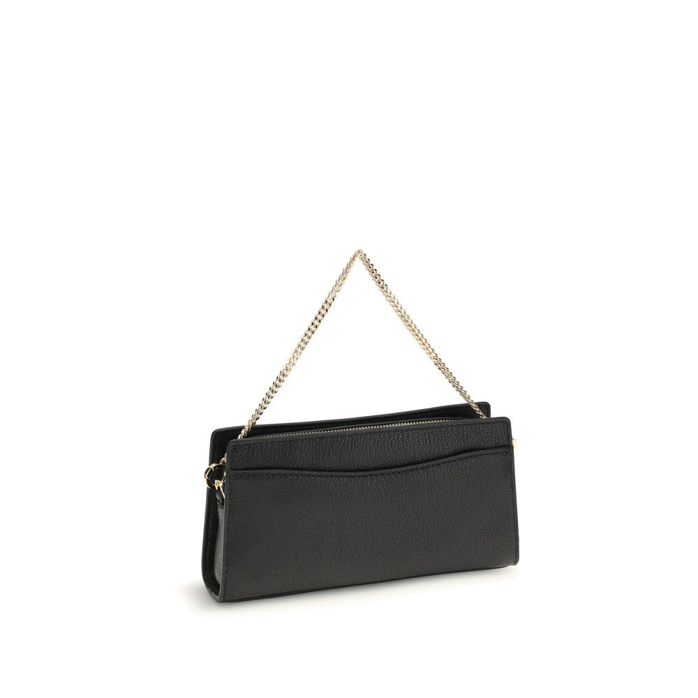 Black Calf Leather Bos Taurus Shoulder BagThe Hamilton Shoulder Bag by Michael Kors combines style and sophistication in a reimagined iconic design, featuring a leather finish, sparkling padlock, and chain detail. The removable shoulder strap makes it per
