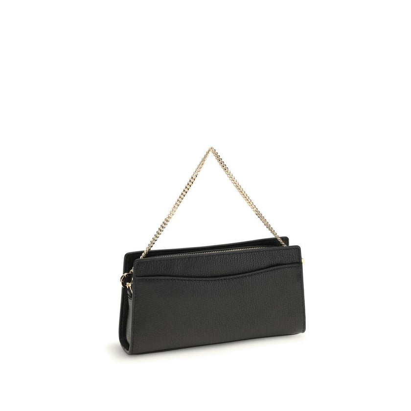 Black Calf Leather Bos Taurus Shoulder BagThe Hamilton Shoulder Bag by Michael Kors combines style and sophistication in a reimagined iconic design, featuring a leather finish, sparkling padlock, and chain detail. The removable shoulder strap makes it per