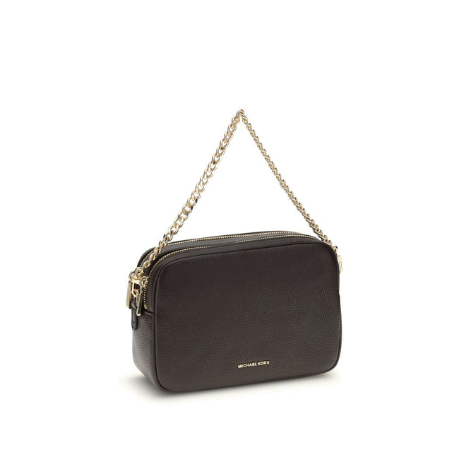 Brown Calf Leather Bos Taurus Shoulder BagThe Bryant Bag by Michael Kors combines style and functionality in a refined design. There is an open pocket on the back, while the zip closure ensures security. It features a top handle and a removable, adjustabl